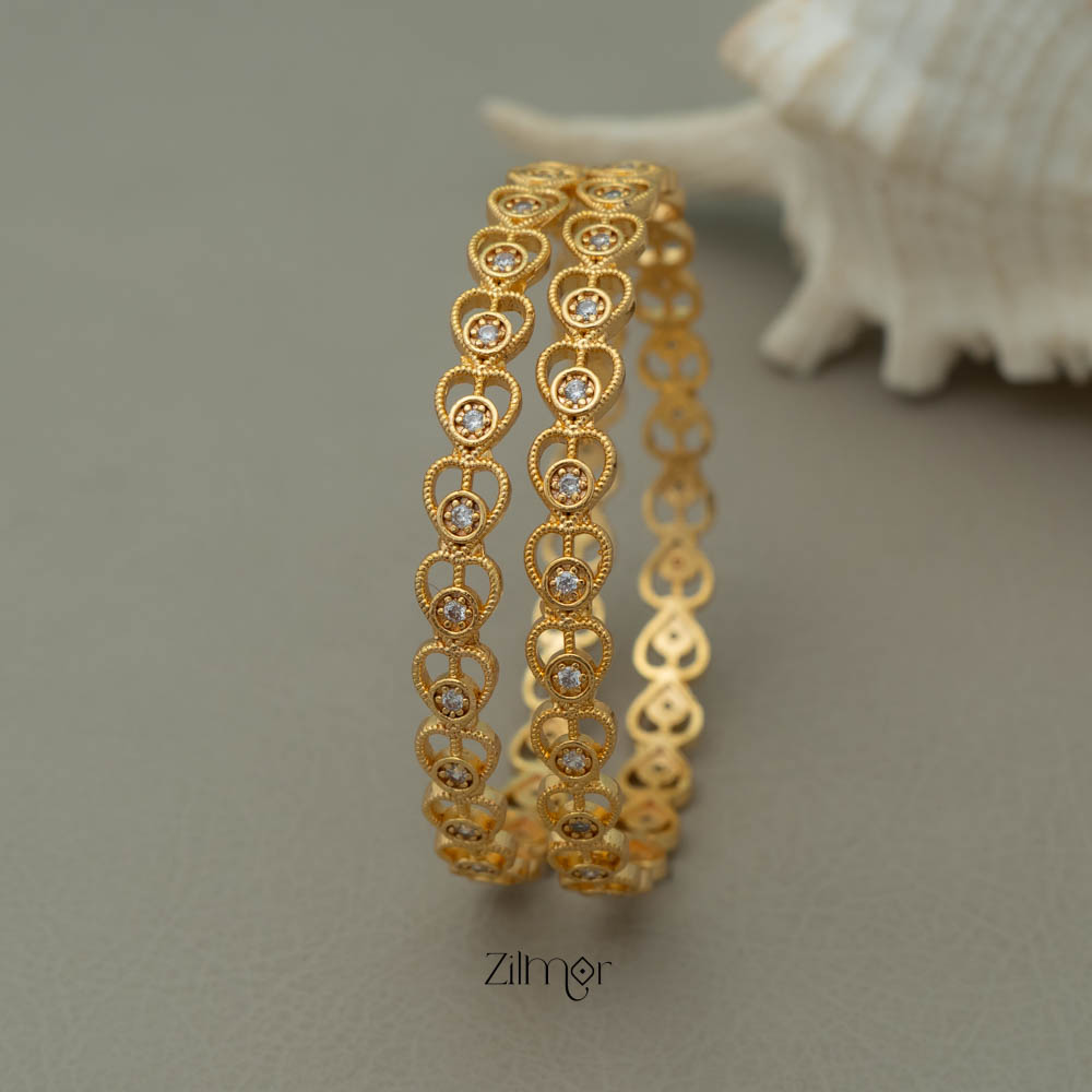 KI100963 - AD stone bangle (Pair)