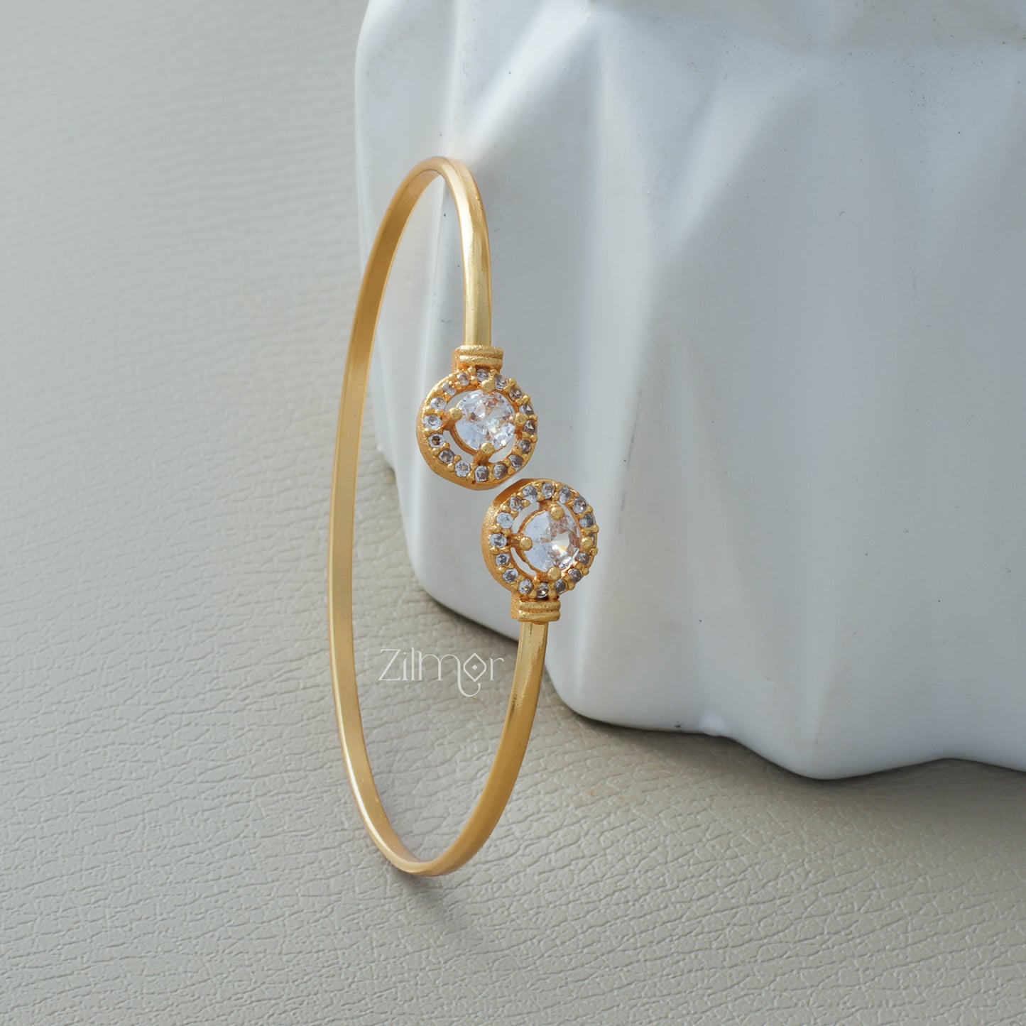 KF1011221 - Gold Plated Adjustable Bangle