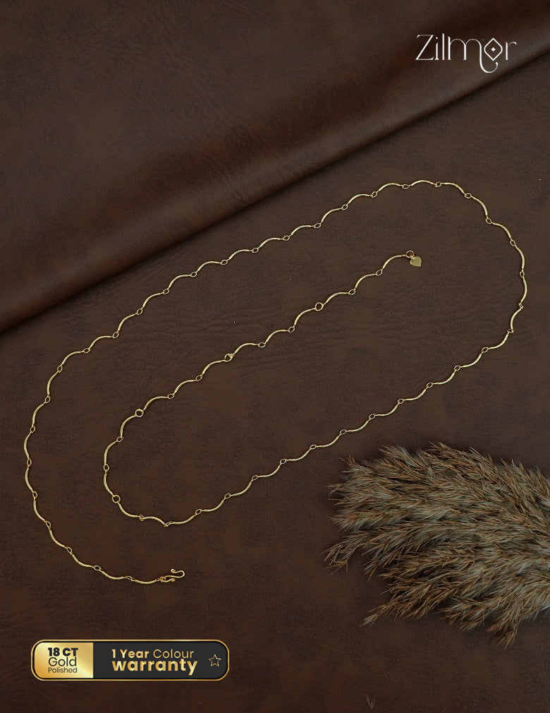 Gold Plated Traditional Hip Chain - KT1013073