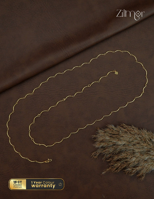 Gold Plated Traditional Hip Chain - KT1013073