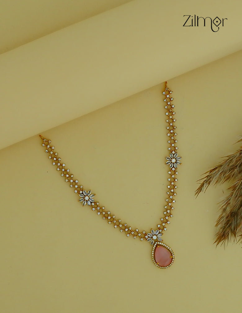 Premium Antique AD Stone  Necklace - CL1012076