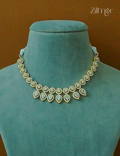 Premium Antique AD Stone  Necklace - CL1012081