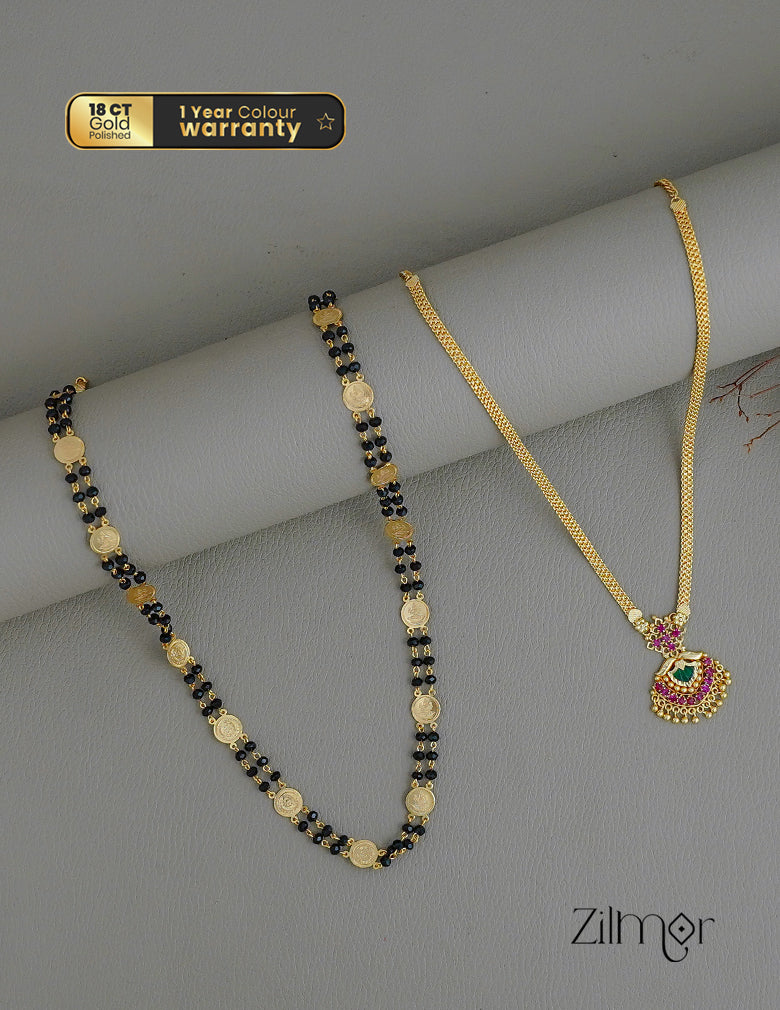 Traditional Combo Offer – Elegant Necklace & Chain Set | Perfect Gift for Your Mother