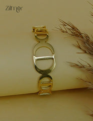 ZF1012119 - Golden Openable Anti Tarnish Bracelet Bangle