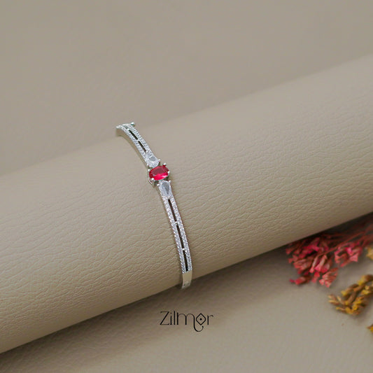 KA1011500 - AD Stone Openable Bangle