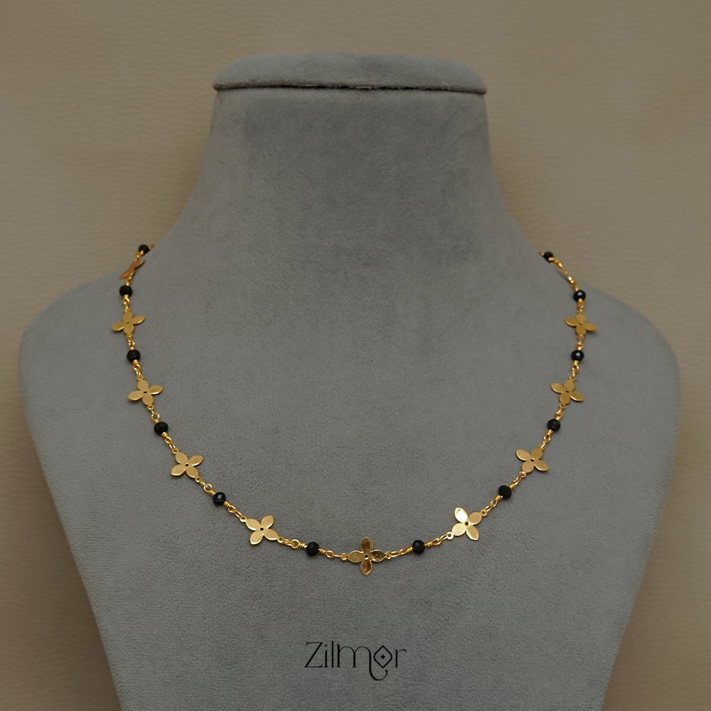 PE1011299 - Gold toned Simple  Necklace