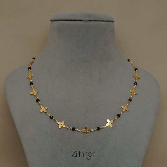 PE1011299 - Gold toned Simple  Necklace