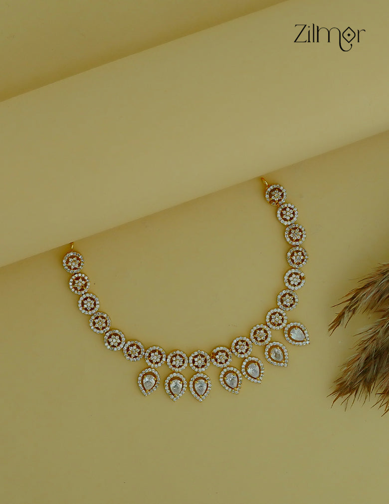 Premium Antique AD Stone  Necklace - CL1012081