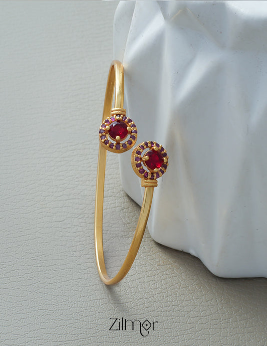 KF1011221 - Gold Plated Adjustable Bangle 3-Zilmor