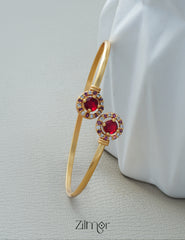 KF1011221 - Gold Plated Adjustable Bangle