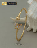 KI101060 - Gold Plated Adjustable Bangle 1-Zilmor
