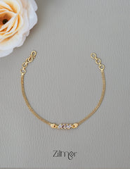 TR101999 - Gold Plated Stone Bracelet