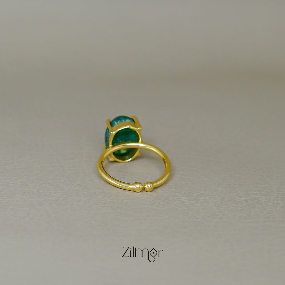 AS1011446 -   Gem Stone Adjustable Ring (color option)