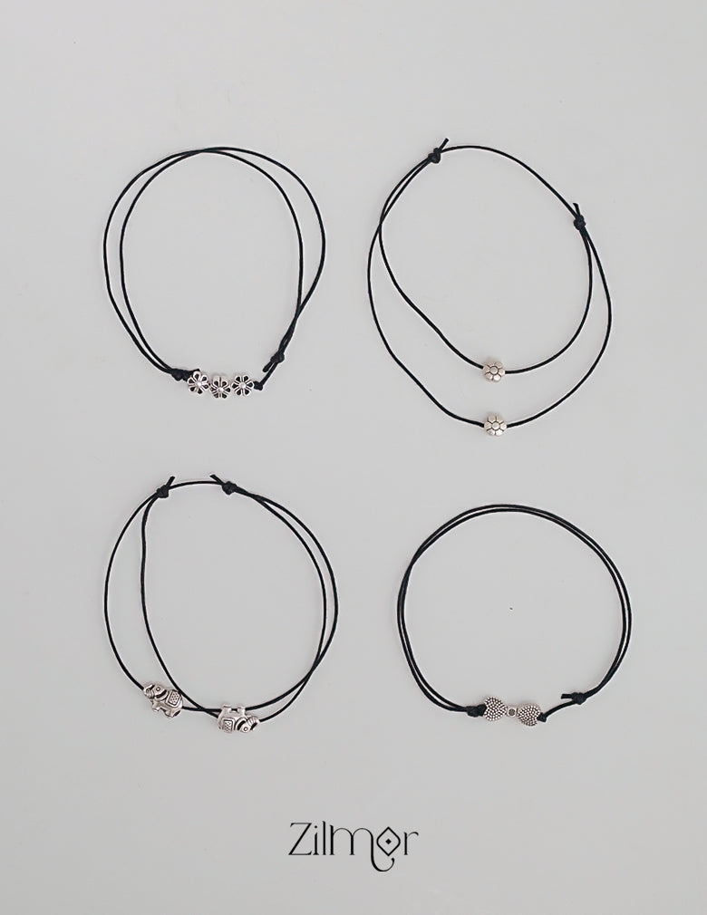 Anklet Pack Of 4 In One Combo 14-Zilmor