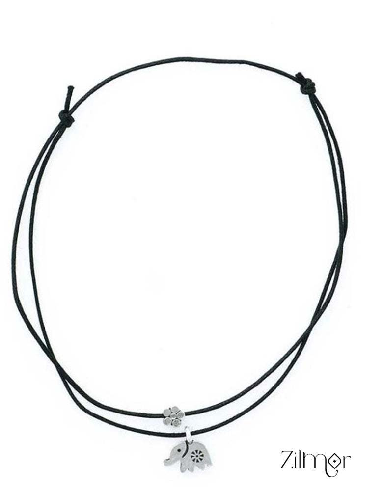 Hanging Elephant charm Anklet - KY100459 2-Zilmor