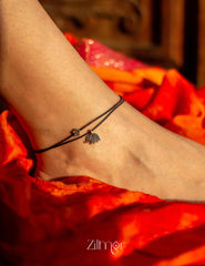 Hanging Elephant charm Anklet - KY100459 3-Zilmor