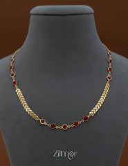 KY101907 - Gold Tone Necklace Bracelet Set 3-Zilmor