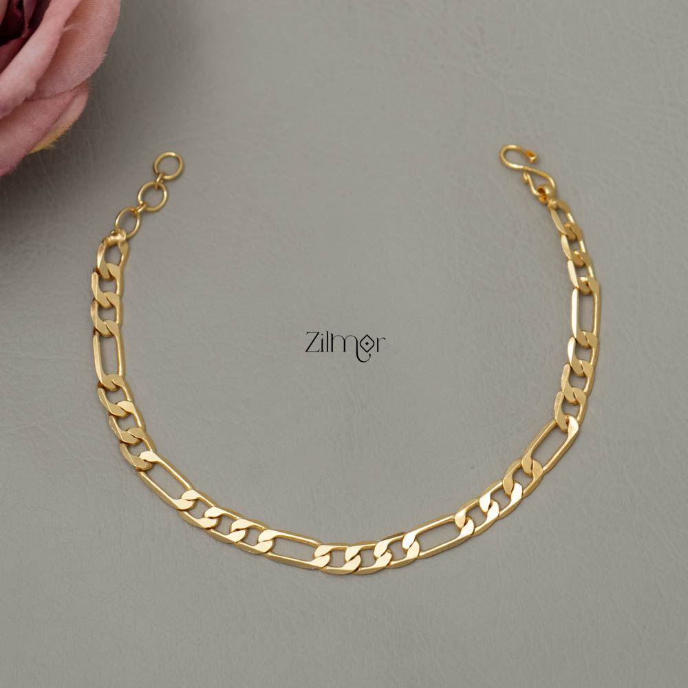 KY101771 - Gold Toned Link Chain  Bracelet