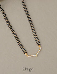 PP1011640 - Gold Plated AD Stone Pendant Traditional Mangalsutra Necklace 2-Zilmor