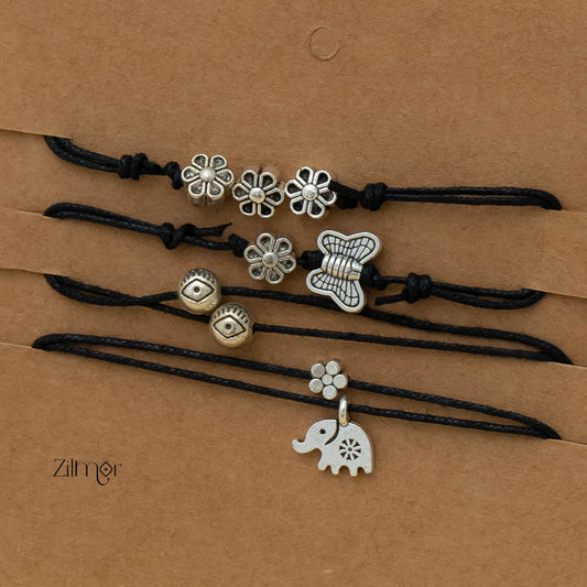 Anklet Pack Of 4 In One Combo - KY100875