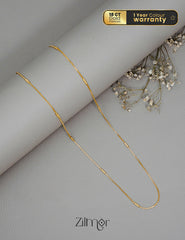 KT1011129- Gold Tone Daily Wear Simple Necklace 1-Zilmor