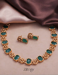 Karthi Flower Antique Necklace Set