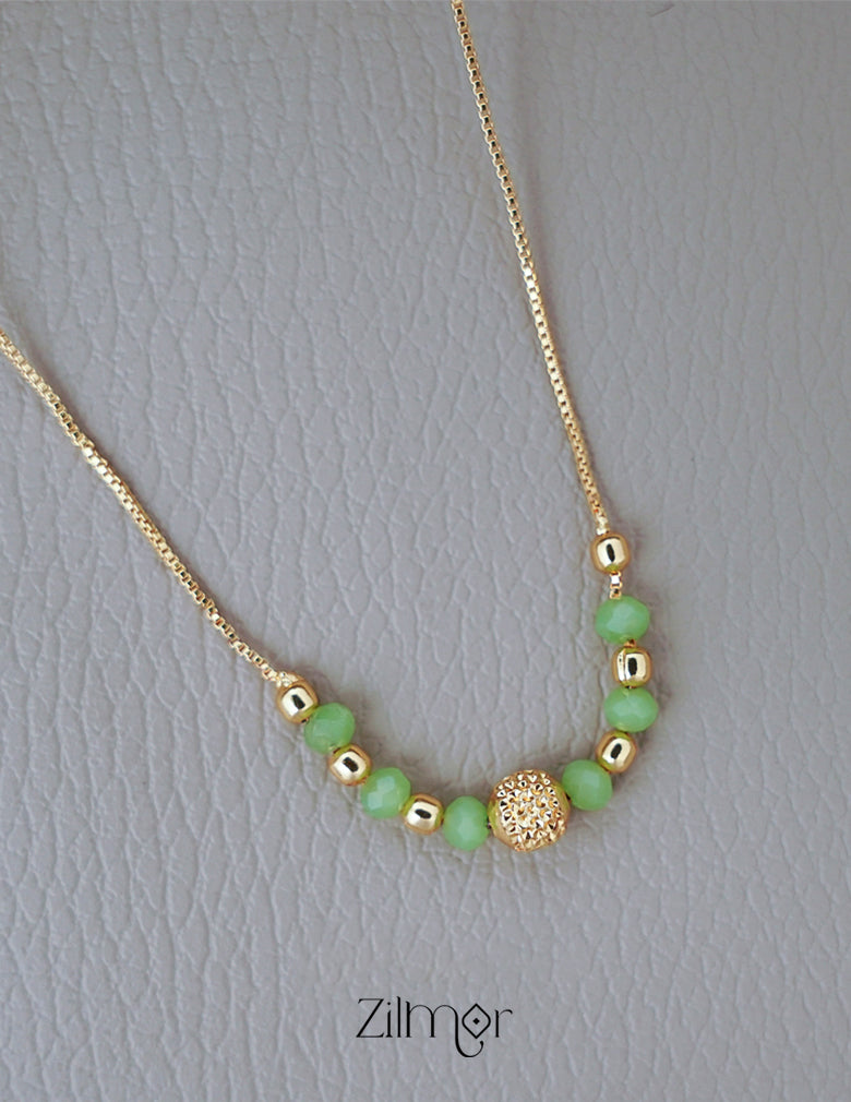 TR101997 - Gold Plated  Simple Necklace 2-Zilmor