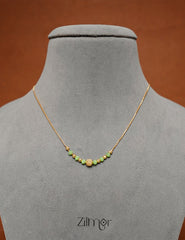 TR101997 - Gold Plated  Simple Necklace 3-Zilmor