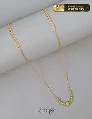 TR101997 - Gold Plated  Simple Necklace 1-Zilmor