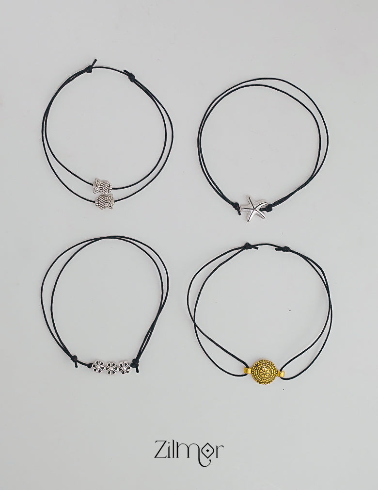 Anklet Pack Of 4 In One Combo 15-Zilmor