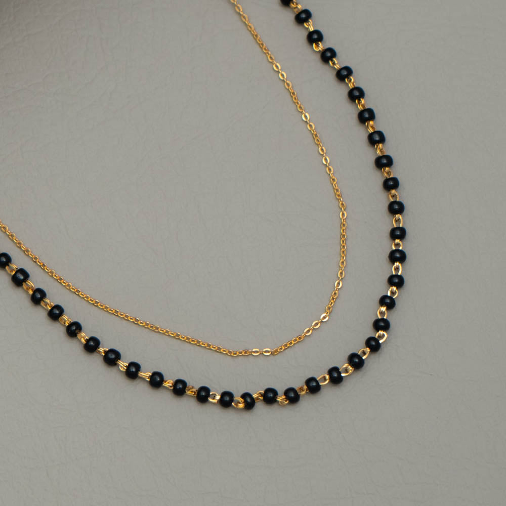 KY101544 - Simple Double layer Necklace