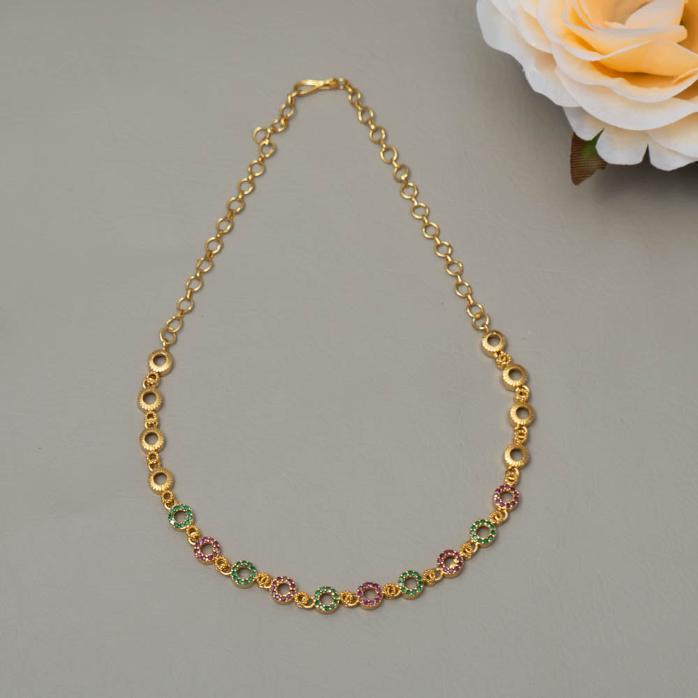 PE101451 - AD Stone Necklace