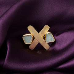 KR200127 - Natural Raw Stone Ring 2-Zilmor