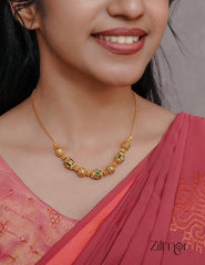 NV1011690 -  Traditional Antique Beaded  Necklace (color option) 2-Zilmor