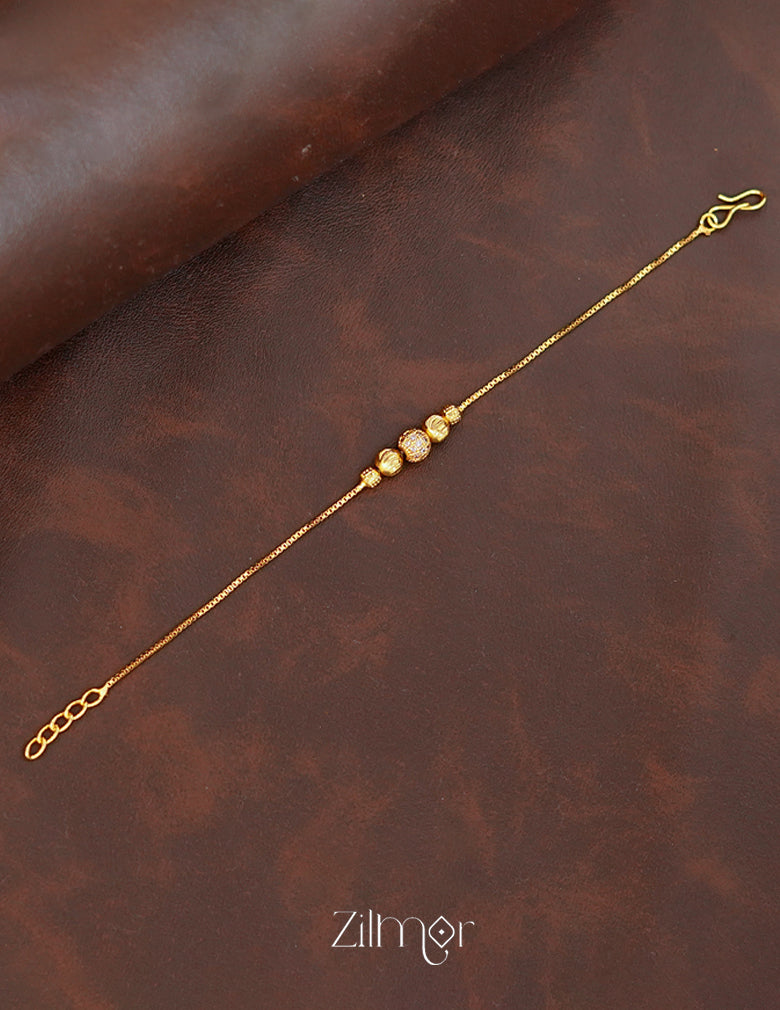 AG1011373 - Gold Toned Stone Bracelet 2-Zilmor