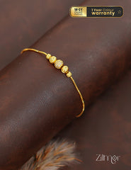 AG1011373 - Gold Toned Stone Bracelet 1-Zilmor