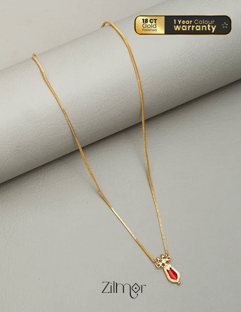 Nagapadam Pendant Solitaire Necklace (color option)