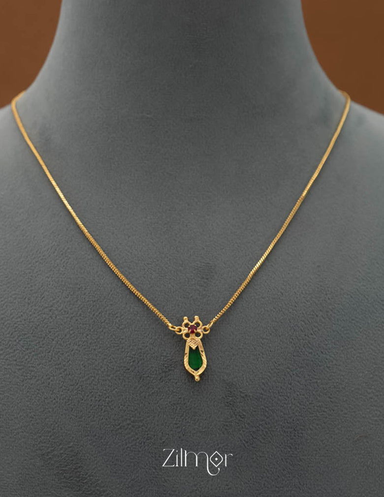 Nagapadam Pendant Solitaire Necklace (color option)
