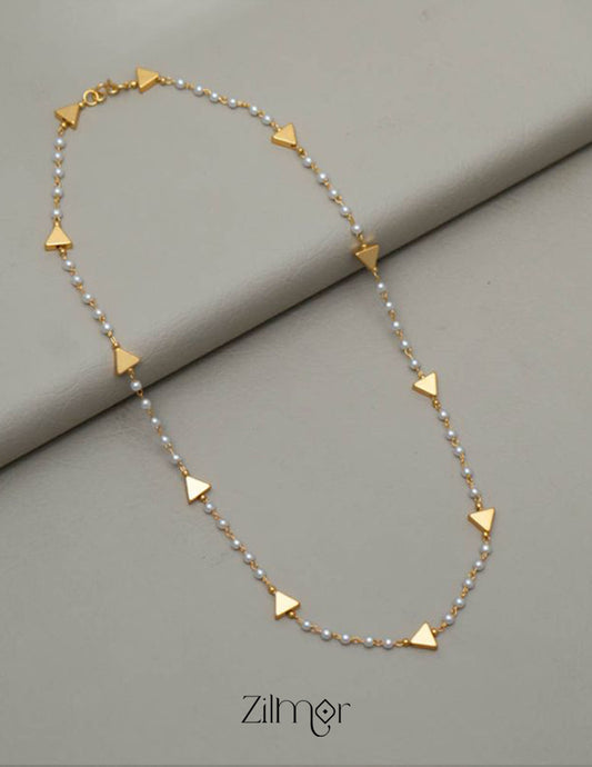 PE101520 - Simple Pearl  Necklace