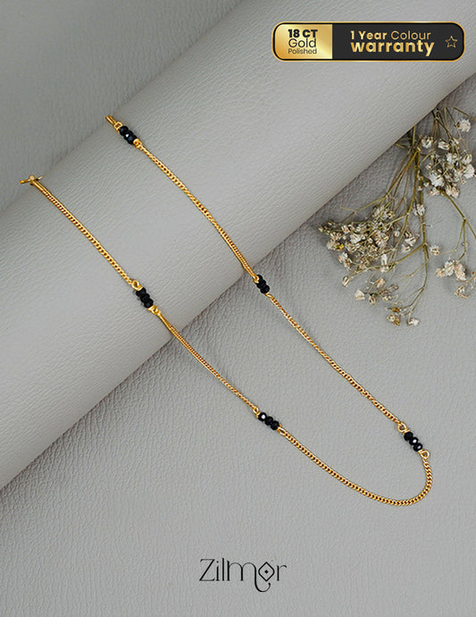 KT1011132- Gold Tone Daily Wear Simple Necklace 1-Zilmor