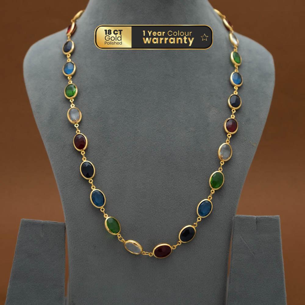 KY101482 -  Semi Precious Stone Long Necklace