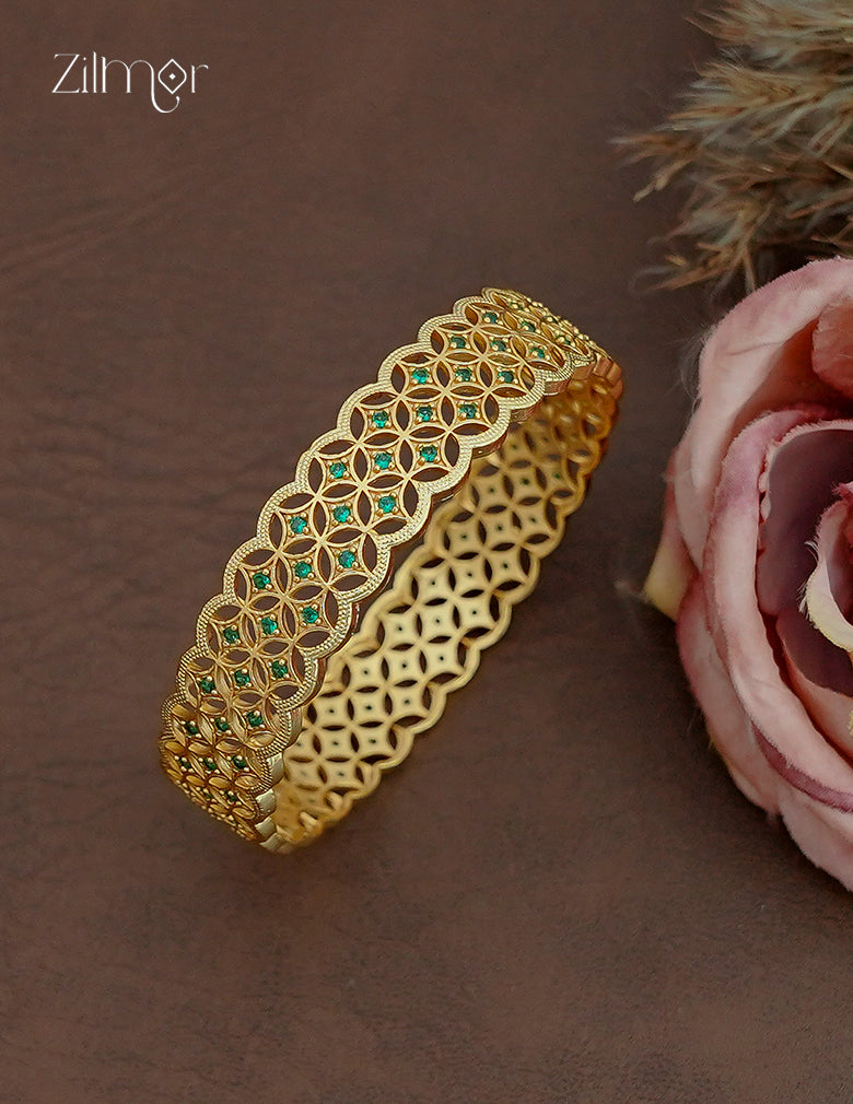 18K Gold Plated AD Stone Bangle - CL1012408