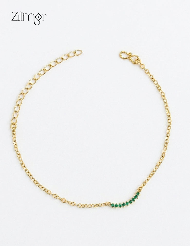 18K Gold Plated AD Stone Bracelet- ZQ1012425