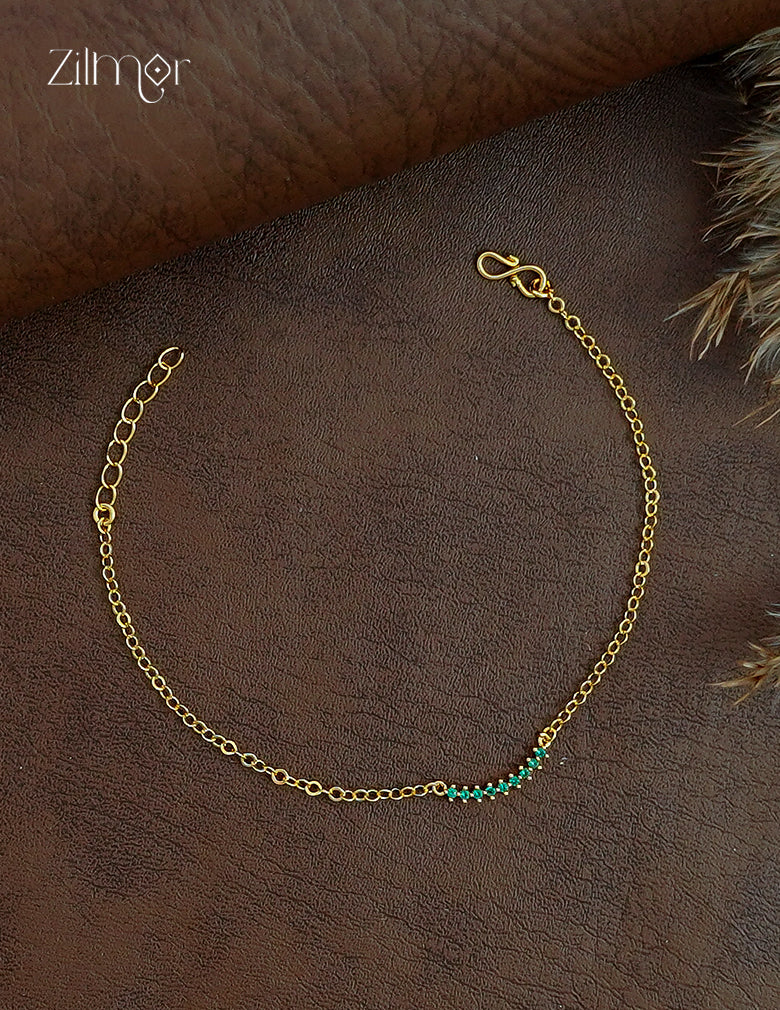 18K Gold Plated AD Stone Bracelet- ZQ1012425