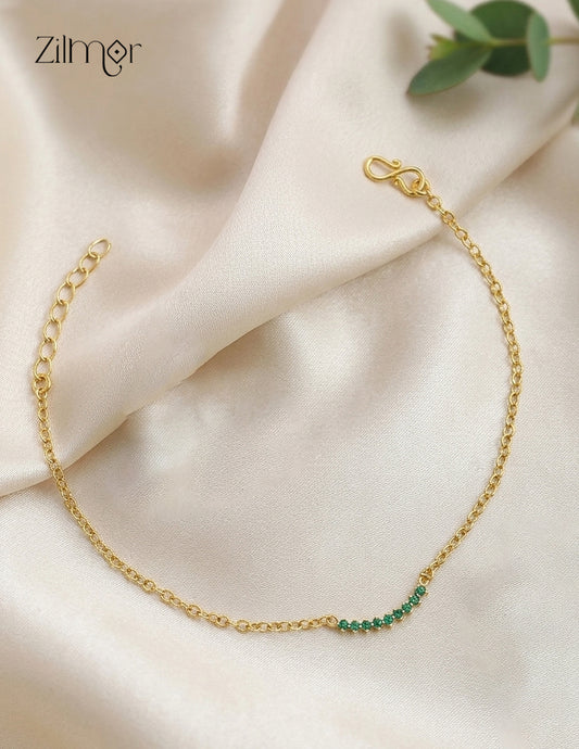 18K Gold Plated AD Stone Bracelet- ZQ1012425