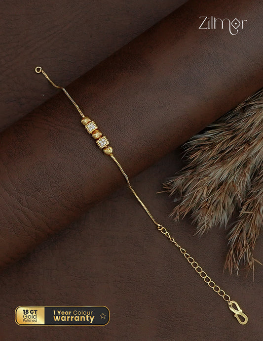 18K Gold Plated AD Stone Bracelet - PP1013062