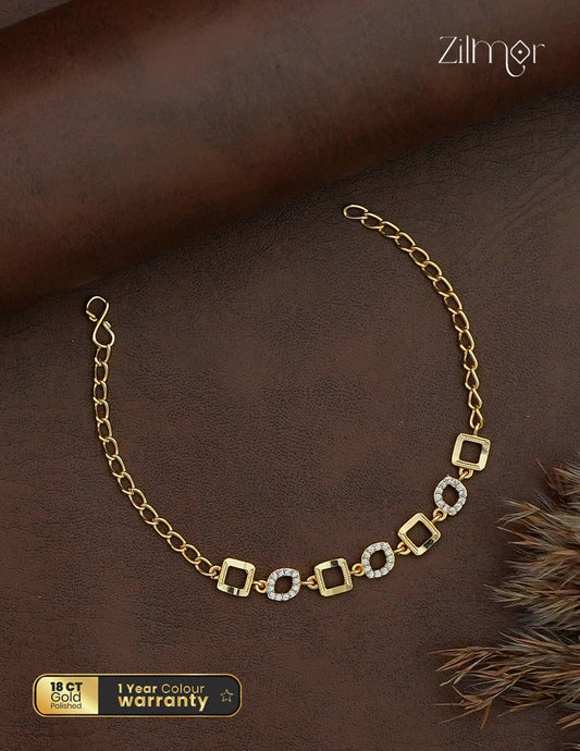 18K Gold Plated AD Stone Bracelet - PP1013063