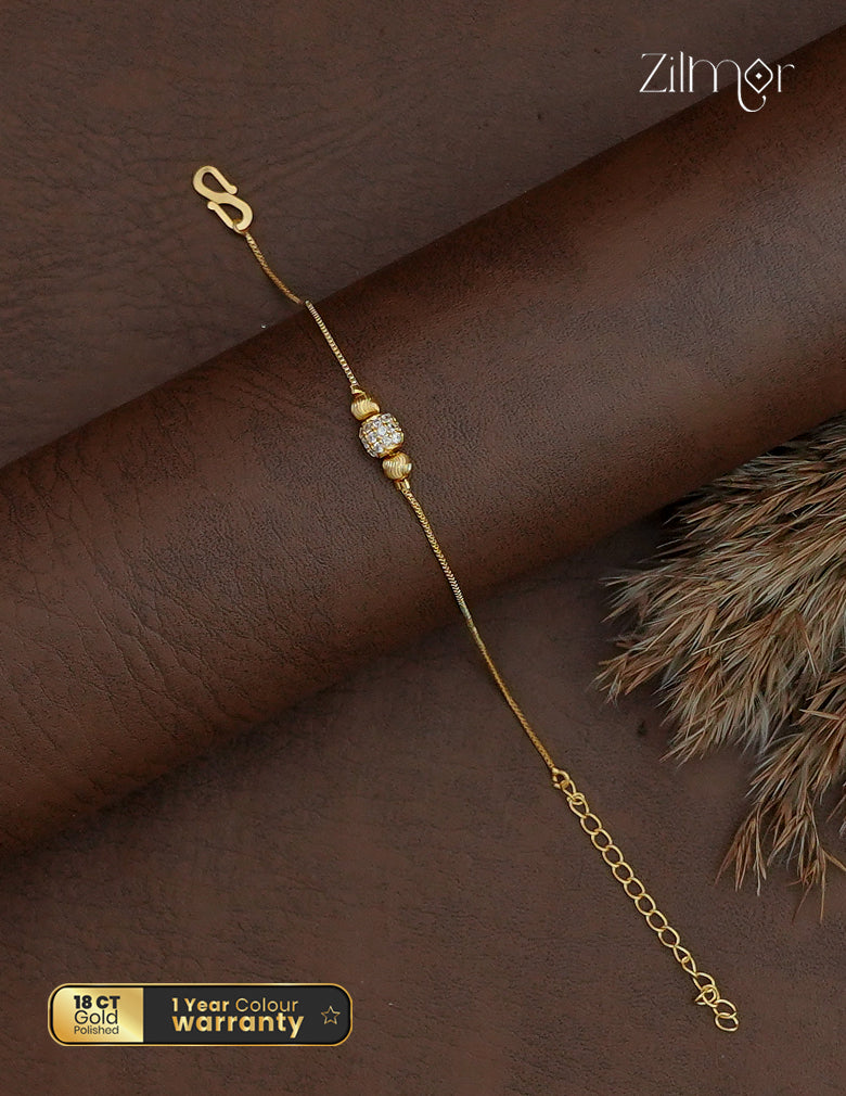 18K Gold Plated AD Stone Bracelet - PP1013064