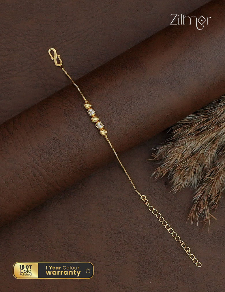 18K Gold Plated AD Stone Bracelet - PP1013066
