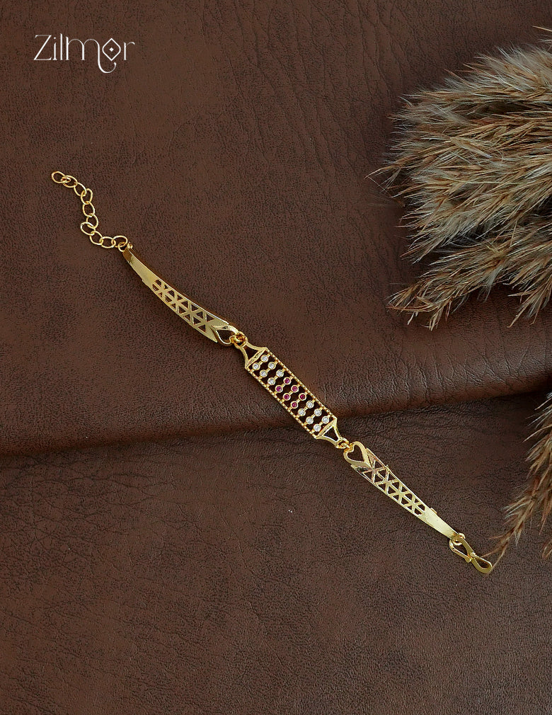 18K Gold Plated AD Stone  Bracelet - TR1012520